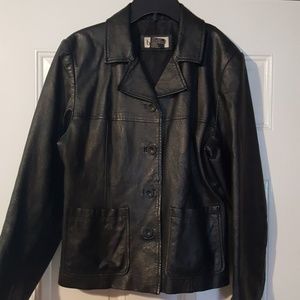 Womens leather jacket